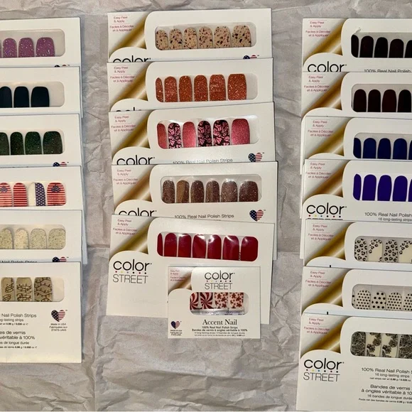 Color Street Nail Polish Strips Collection - Bold and Chic (qty 19) - Picture 1 of 4